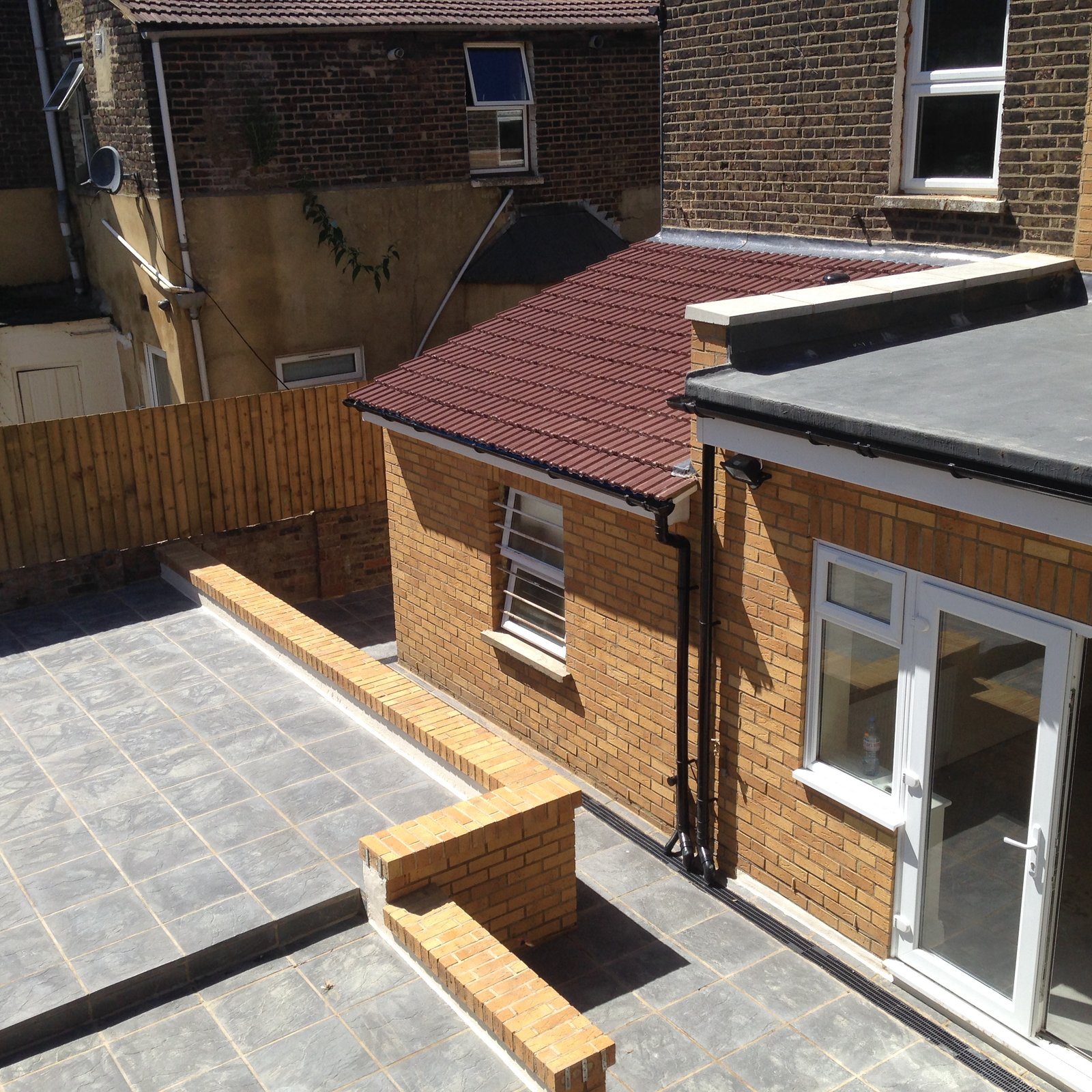 Completed house extension by A&B London Construction