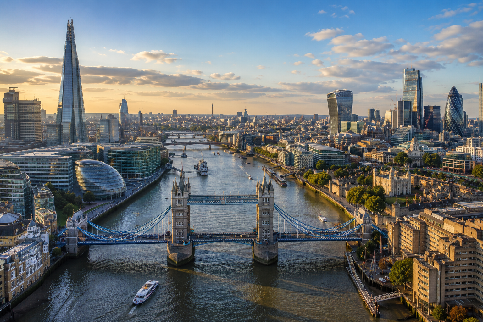 London skyline and River Thames representing wider London