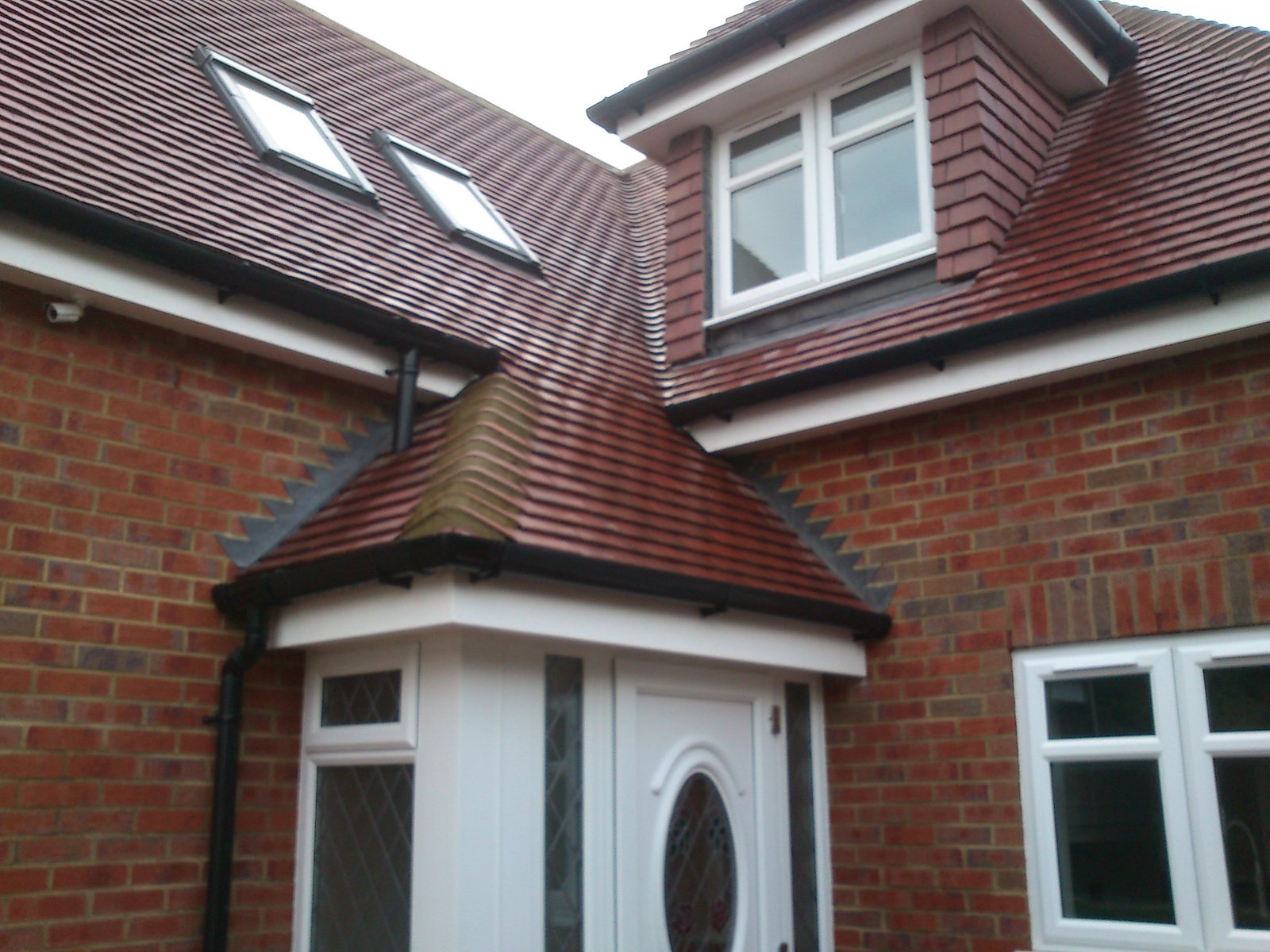 Residential building work on a new build property