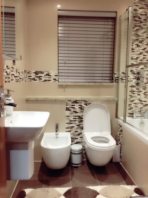 Bathroom sanitaryware and finishing work