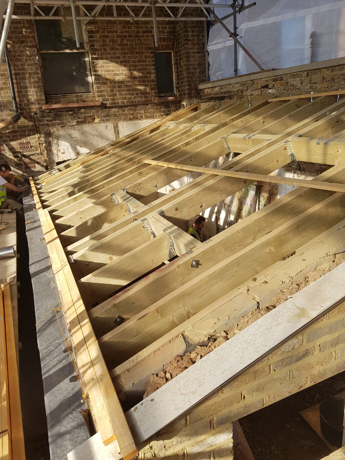 Exterior view of residential house extension by A&B London Construction